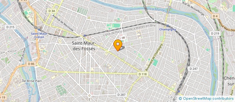 localisation de l'entreprise SAMAH à SAINT-MAUR-DES-FOSSES