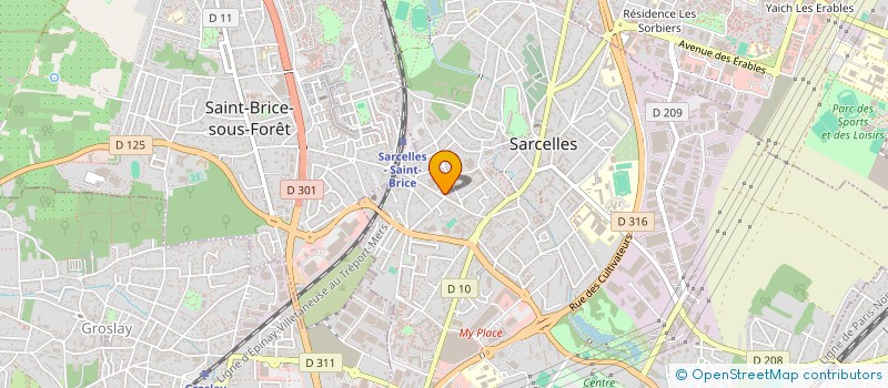 localisation de l'entreprise SAMAIRCANDE  SARCELLES