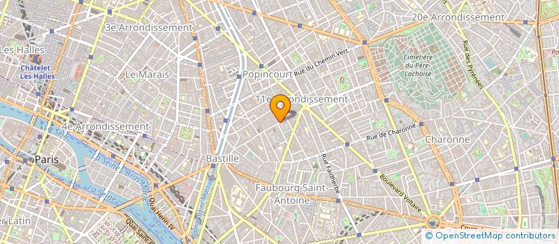 localisation de l'entreprise SAMAK F & CHALUMEAU J à PARIS