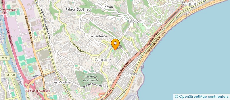 localisation de l'entreprise SAMAKEUR I à NICE