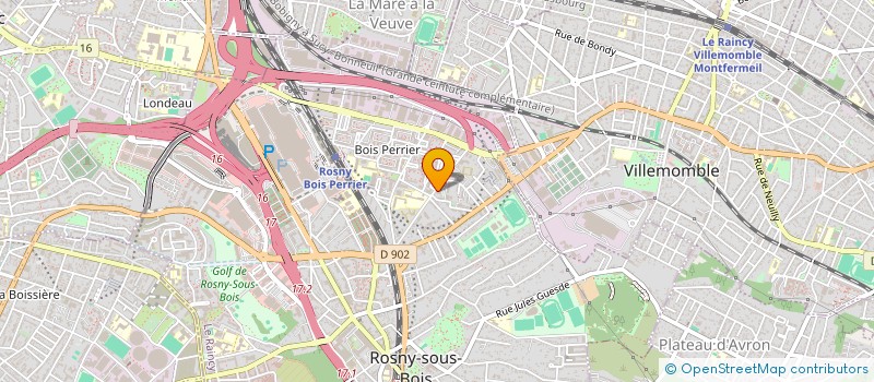 localisation de l'entreprise SAMAKI à ROSNY-SOUS-BOIS