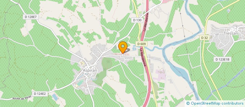 localisation de l'entreprise SAMAL ET CIE à ASPIRAN