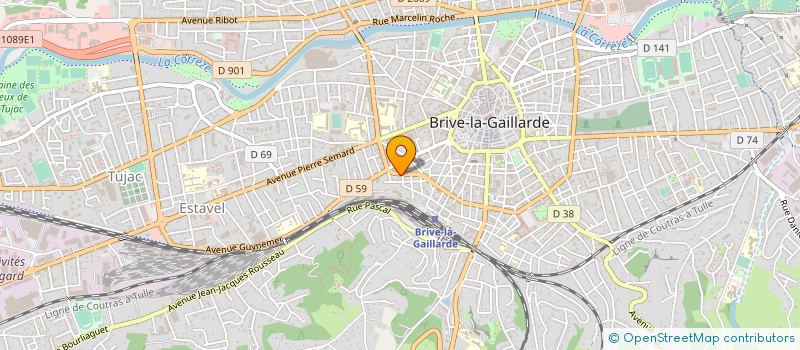 localisation de l'entreprise SAMALICA à BRIVE-LA-GAILLARDE