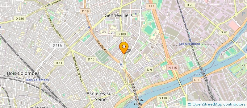 localisation de l'entreprise SAMALIO  ASNIERES-SUR-SEINE