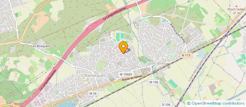 localisation de l'entreprise SAMAMBAIA à BAILLARGUES