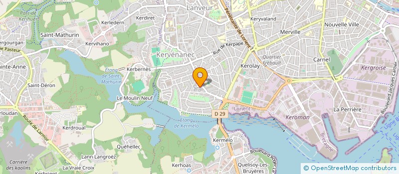 localisation de l'entreprise SAMAN  LORIENT