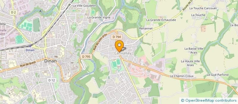localisation de l'entreprise SAMANA à LANVALLAY