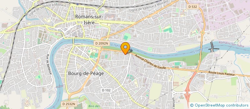 localisation de l'entreprise SAMANA DROME  BOURG-DE-PEAGE