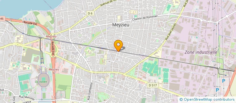 localisation de l'entreprise SAMAND à MEYZIEU