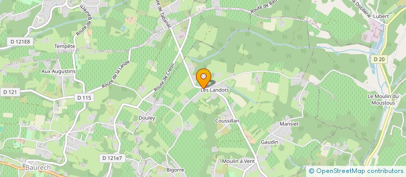 localisation de l'entreprise SAMANDON  TABANAC