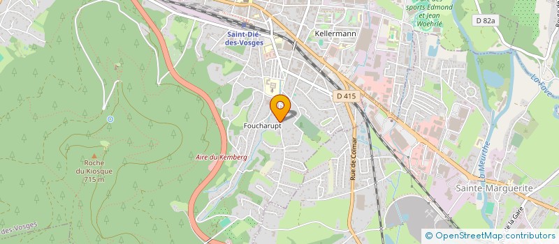 localisation de l'entreprise SAMANO à SAINT-DIE-DES-VOSGES