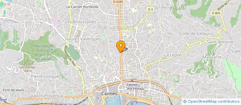 localisation de l'entreprise SAMANTA à CANNES