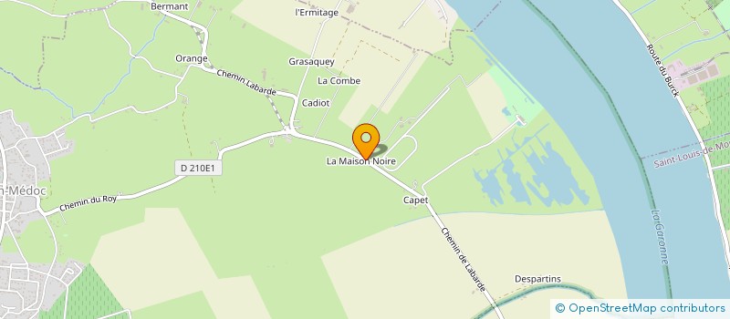 localisation de l'entreprise SAMANTHA VINCI INC.  LUDON-MEDOC