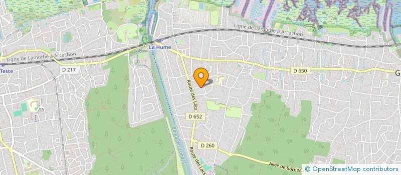 localisation de l'entreprise SAMANU  GUJAN-MESTRAS