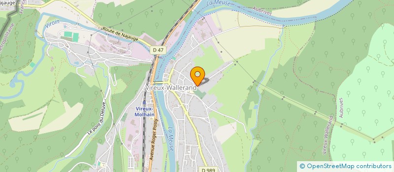 localisation de l'entreprise SAMAOR  VIREUX-WALLERAND