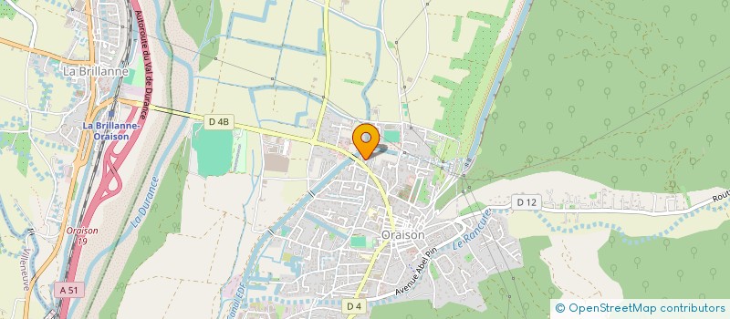 localisation de l'entreprise SAMAP à ORAISON