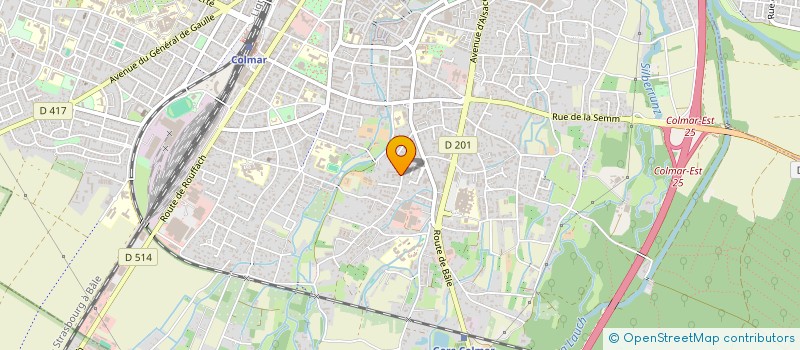 localisation de l'entreprise SAMAP ECOSYSTEME  COLMAR