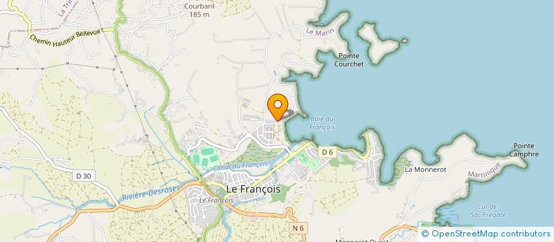 localisation de l'entreprise SAMAR  LE FRANCOIS