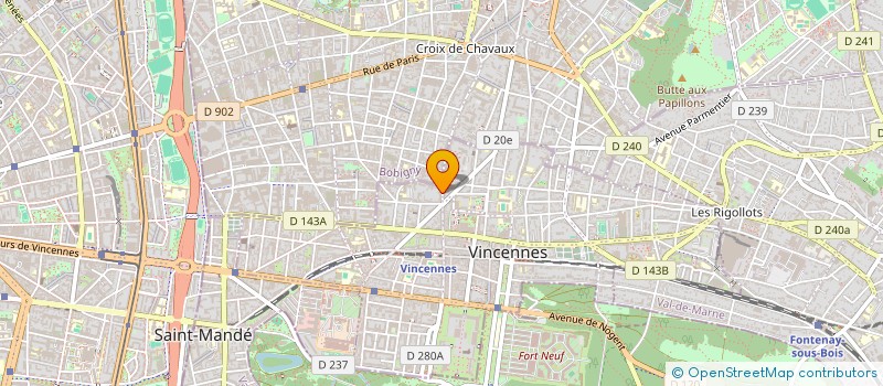 localisation de l'entreprise SAMAR CONSULTING à VINCENNES