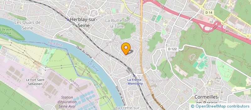 localisation de l'entreprise SAMARA IMMO  LA FRETTE-SUR-SEINE