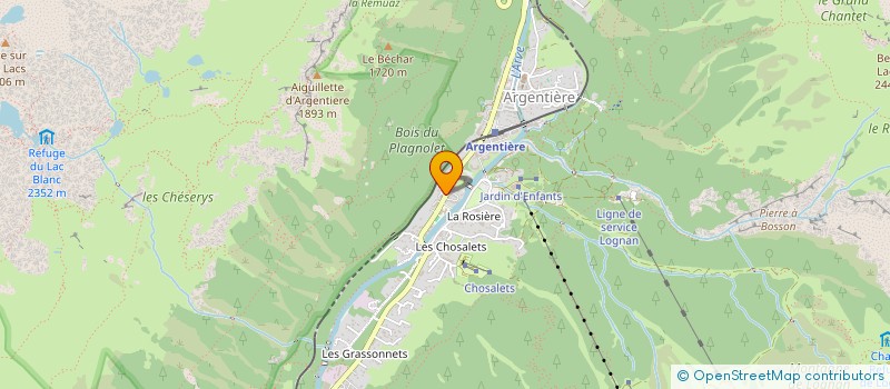 localisation de l'entreprise SAMARA PROPERTIES  CHAMONIX-MONT-BLANC