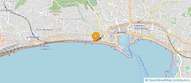 localisation de l'entreprise SAMARC GROUP à CANNES