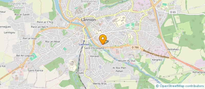 localisation de l'entreprise SAMARCANDE à LANNION