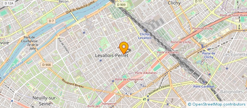 localisation de l'entreprise SAMARCANDE à LEVALLOIS-PERRET