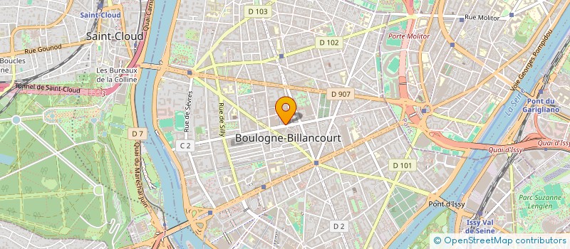 localisation de l'entreprise SAMARCANDE à BOULOGNE-BILLANCOURT