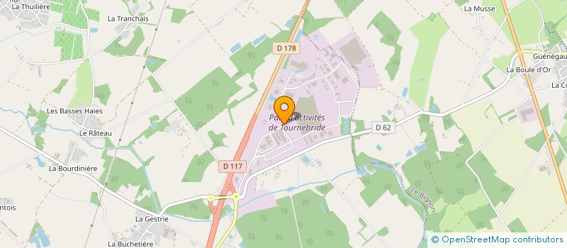 localisation de l'entreprise SAMARCH' à LA CHEVROLIERE