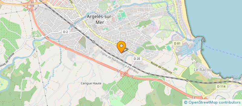 localisation de l'entreprise SAMARI à ARGELES SUR MER