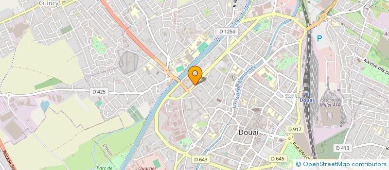 localisation de l'entreprise SAMARI à DOUAI