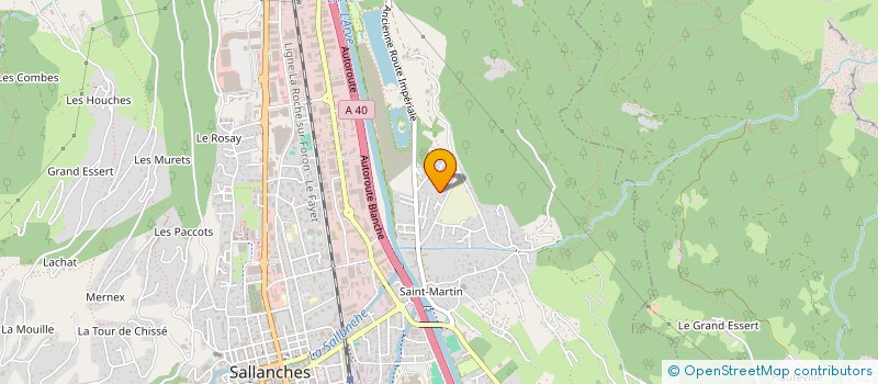 localisation de l'entreprise SAMARIFO  SALLANCHES