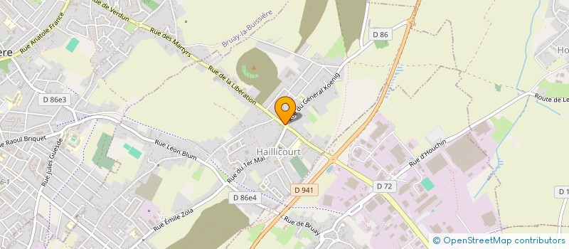 localisation de l'entreprise SAMARINE  HAILLICOURT