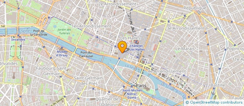 localisation de l'entreprise SAMARITAINE SAS  PARIS