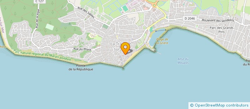 localisation de l'entreprise SAMARNO à LA TRANCHE-SUR-MER
