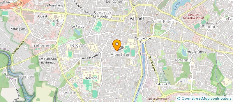 localisation de l'entreprise SAMARO à VANNES