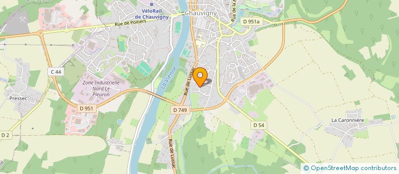 localisation de l'entreprise SAMARY  CHAUVIGNY