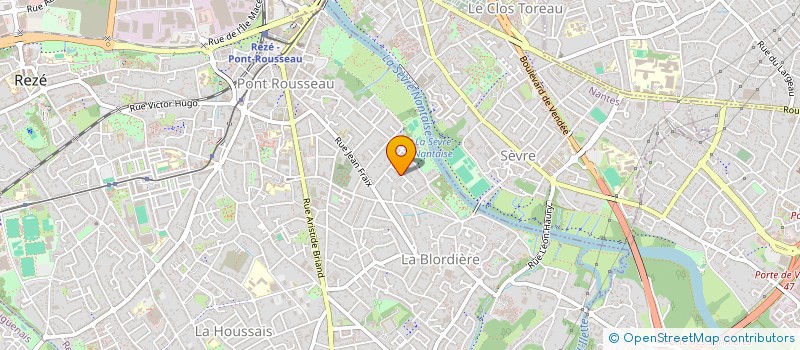 localisation de l'entreprise SAMAS  REZE