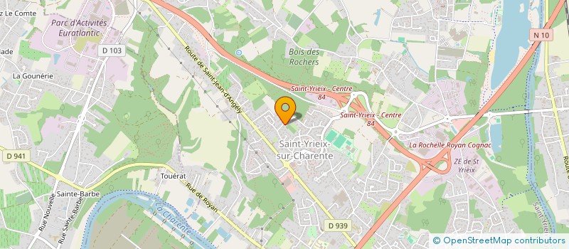 localisation de l'entreprise SAMASCLEM à SAINT-YRIEIX-SUR-CHARENTE