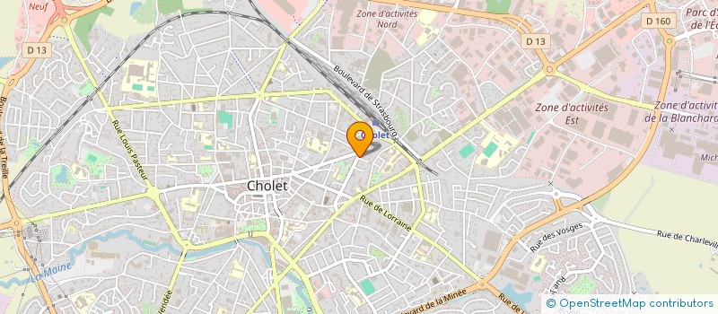 localisation de l'entreprise SAMASIRA à CHOLET