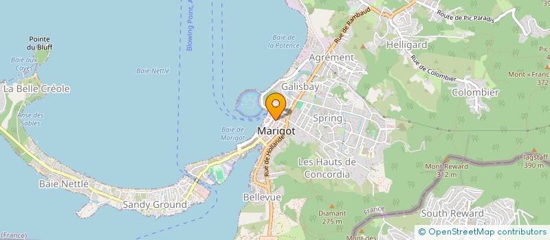 localisation de l'entreprise SAMASPORT à SAINT MARTIN