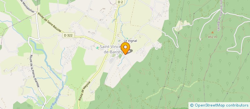 localisation de l'entreprise SAMASTHITI  SAINT-VINCENT-DE-BARRES