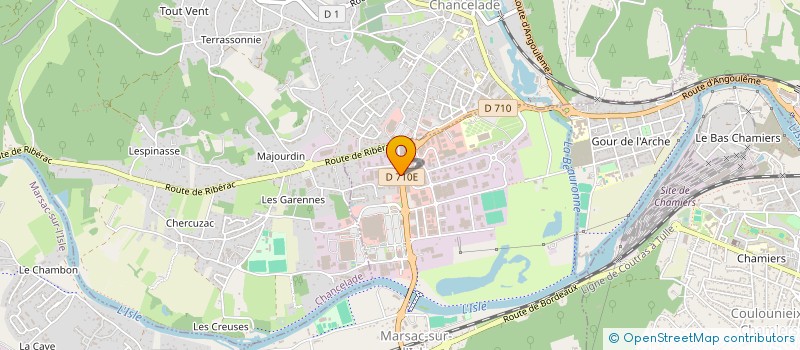 localisation de l'entreprise SAMASYL  MARSAC-SUR-L'ISLE