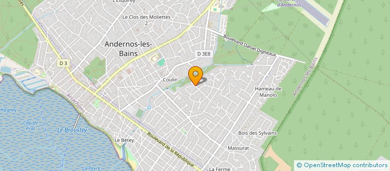 localisation de l'entreprise SAMAT  ANDERNOS-LES-BAINS