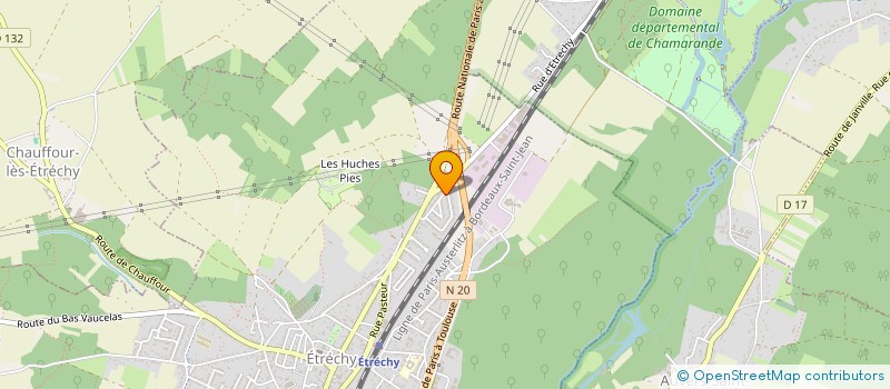 localisation de l'entreprise SAMAT DISCOUNT à ETRECHY
