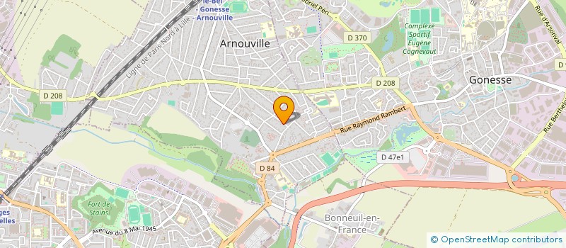 localisation de l'entreprise SAMAT FRERES  ARNOUVILLE