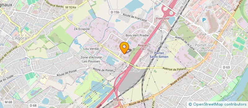 localisation de l'entreprise SAMAT SUD à PORTET-SUR-GARONNE