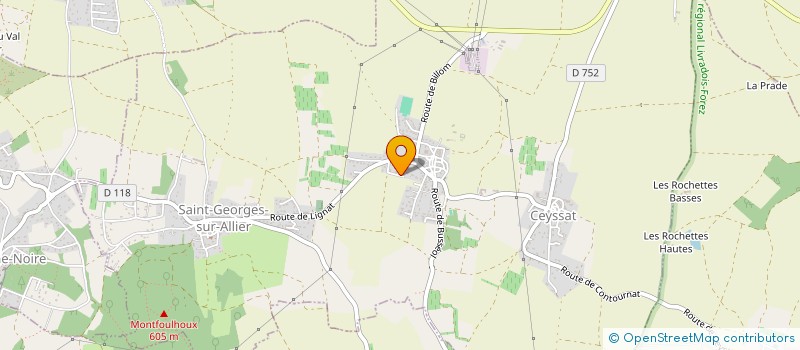 localisation de l'entreprise SAMAT63  SAINT-GEORGES-SUR-ALLIER