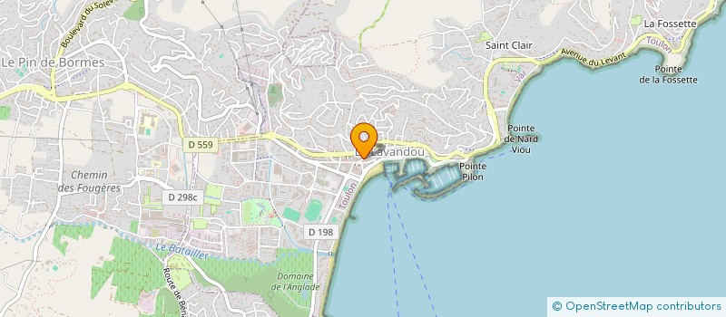 localisation de l'entreprise SAMATA à LE LAVANDOU